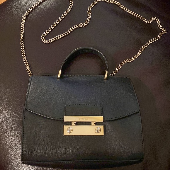 Furla safiano leather mini Julia purse - Picture 8 of 10